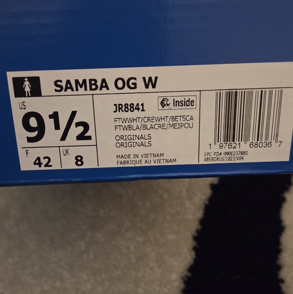 ADIDAS SAMBA OG 'LIBERTY LONDON' SNEAKER - Picture 6 of 7